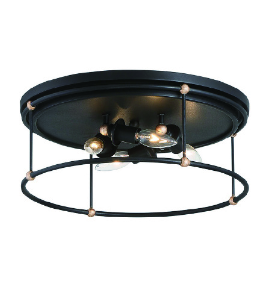 4 Light Flush Mount