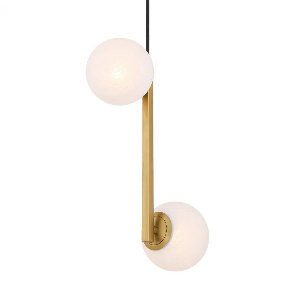 Curven 5" 2-Light Pendant