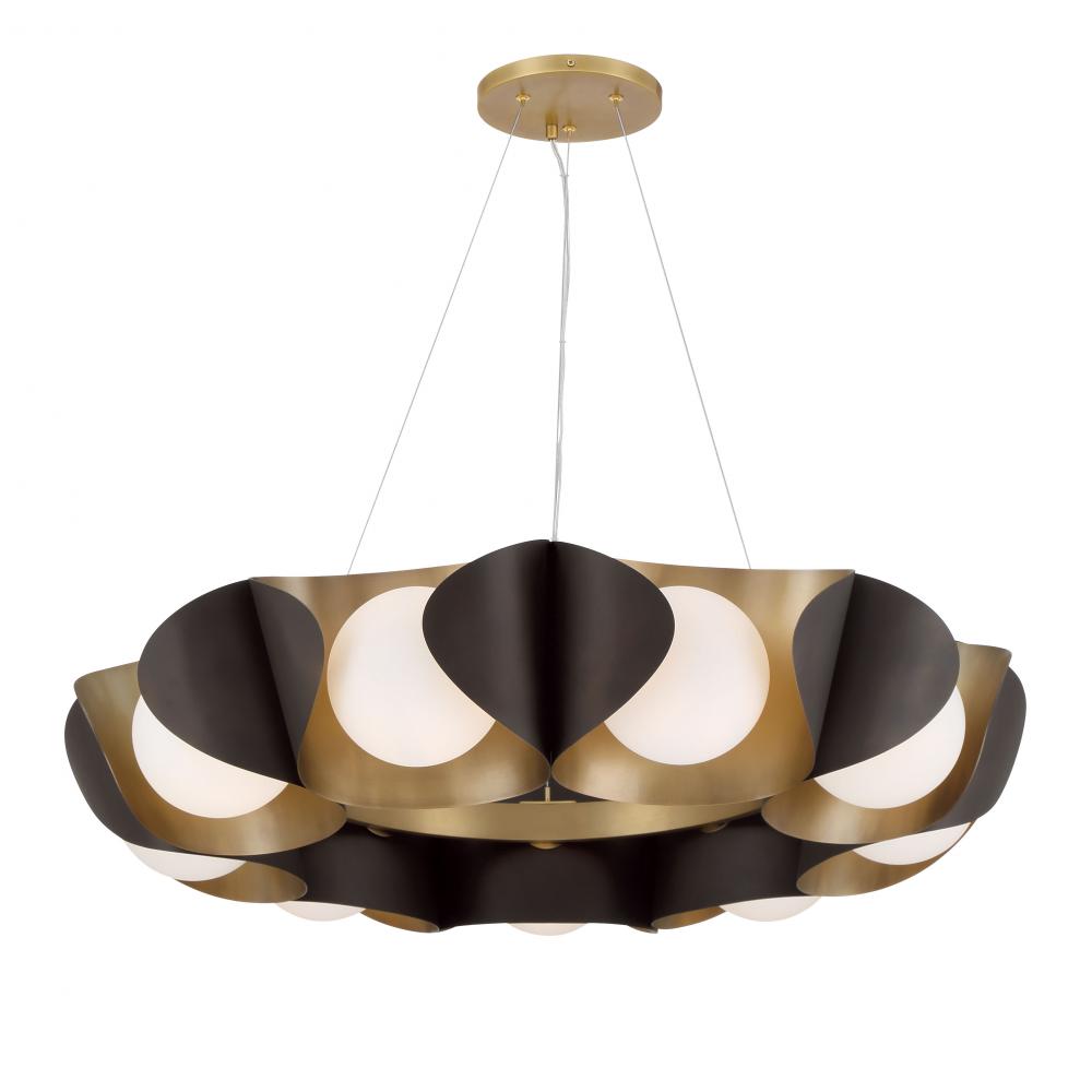 Flare 34.25" 9-Light Pendant