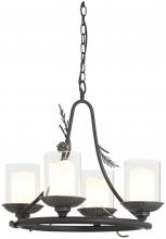 Minka-Lavery 2754-694 - Ponderosa Ridge - 4 Light Outdoor Chandelier