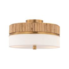 Minka-Lavery 12054-732 - Nebri 15" 3-Light Semi-Flush Mount
