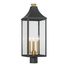 Minka-Lavery 78306-734 - Hurstborne 25" High 3-Light Outdoor Post Lantern