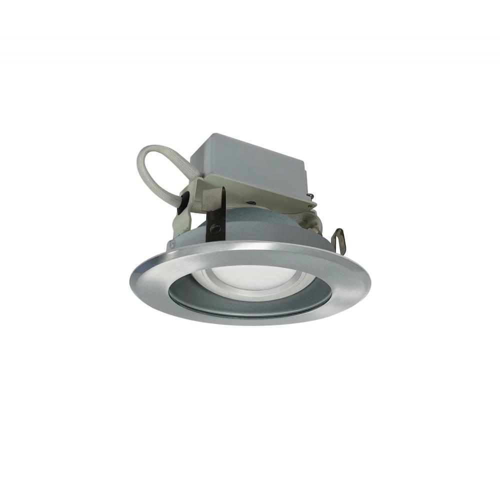 4" Cobalt Adjustable LED Retrofit, 1000lm / 12W, 2700K, Haze Reflector / Natural Metal Flange