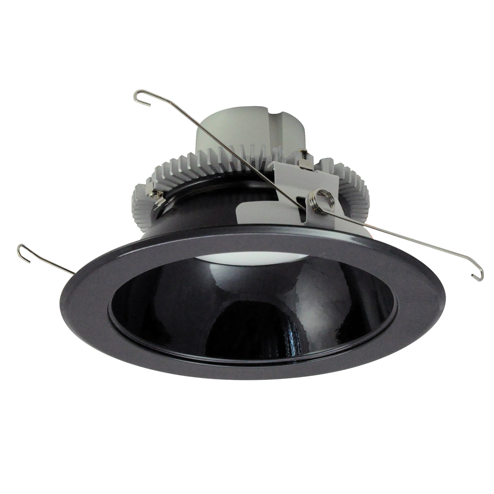 6" Cobalt Click Round Retrofit Reflector, 750lm / 10W, 3500K, Black Reflector / Black Flange,