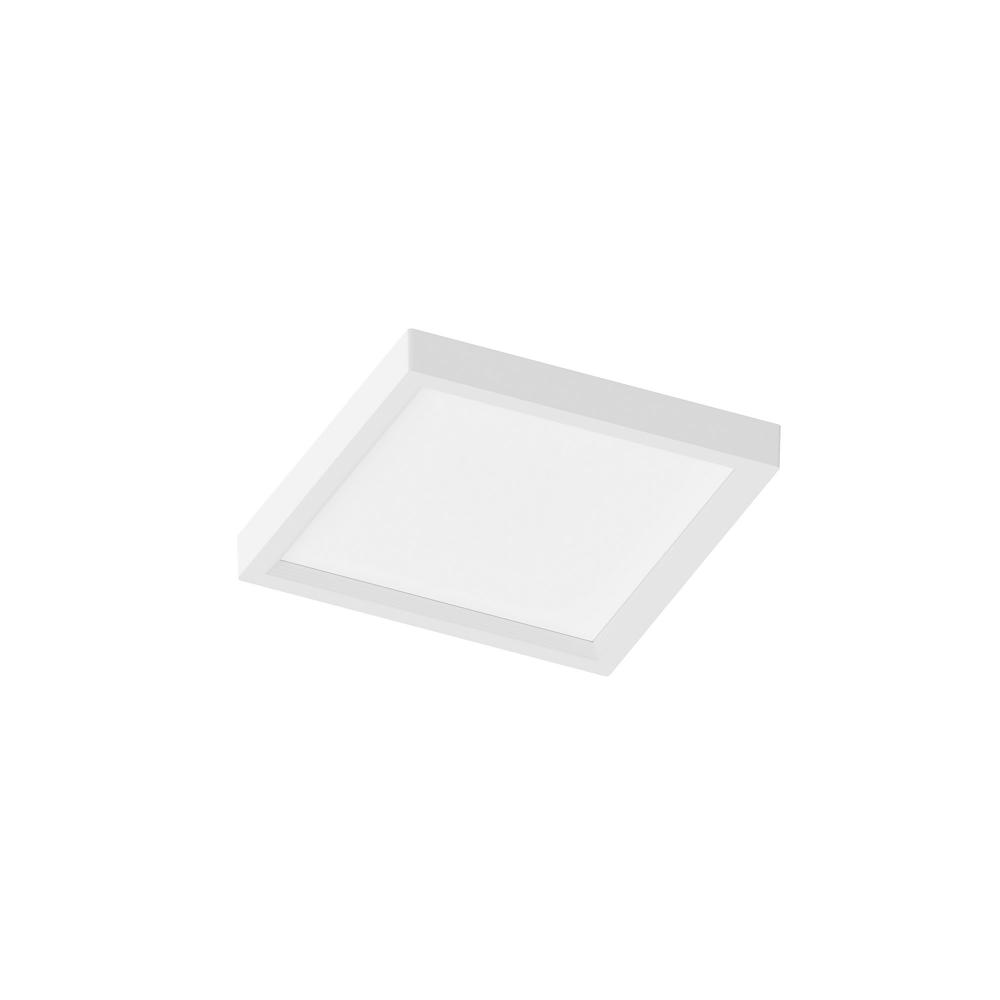 4" SURF Square LED Surface Mount with Dedicated CCT, 750lm / 11W, 5000K, Matte Powder White