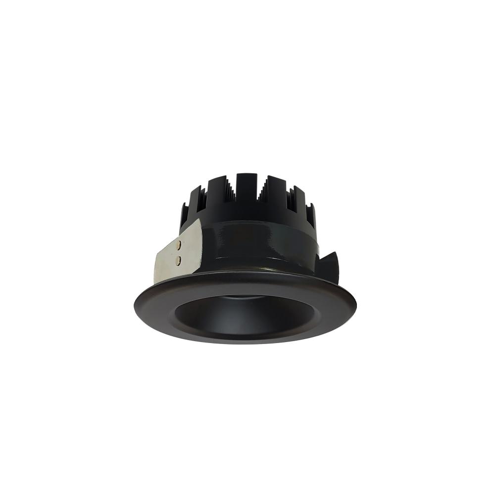 4" Marquise III Round Open Reflector, 1500lm, 4000K, Narrow Flood Optic, Black Reflector/Black