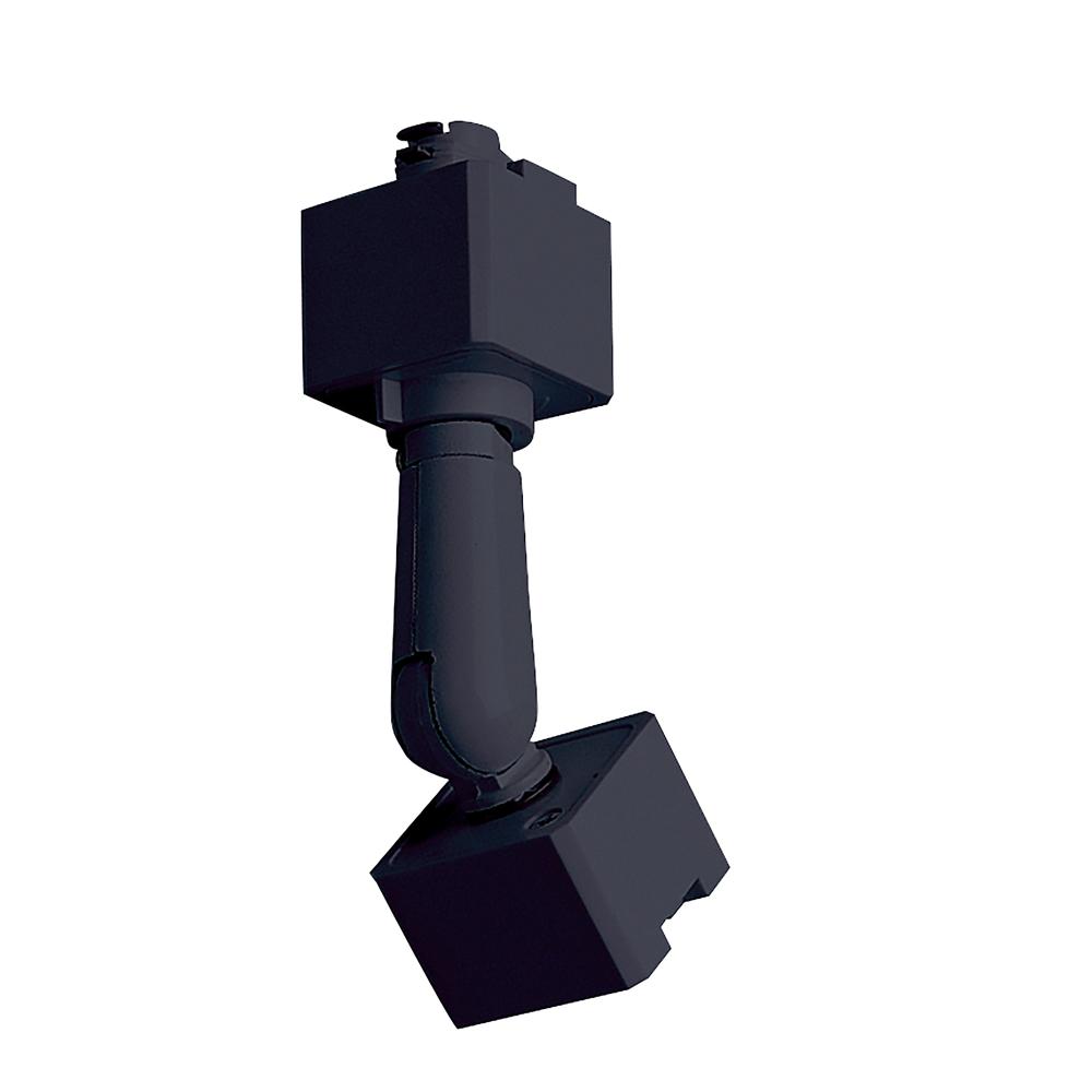 Sloped Track Head Adapter for H-Style Track Systems, Black Finish