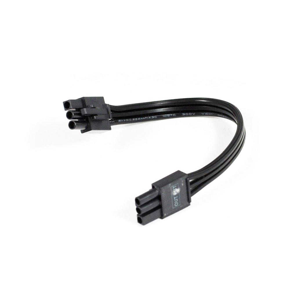 6" Jumper Cable for NUD-88 & NUDTW-88, Black Finish