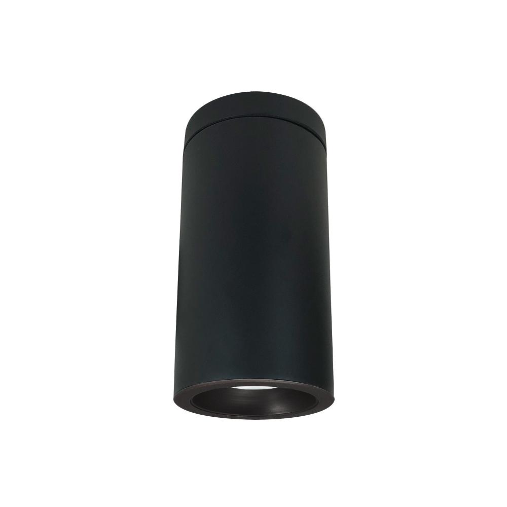 6" Cobalt Surface Mount Cylinder, Black, 1000L, 3500K, Bronze/Bronze Reflector, 120V