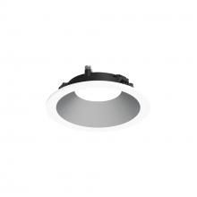 Nora NAPF-3RDNHZMPW - 3" Apollo Round Flanged Downlight Trim, Haze Reflector / Matte Powder White Flange