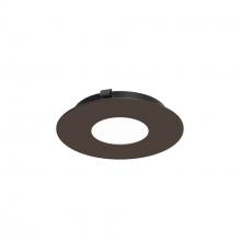 Nora NAPF-3RPHBZ - 3" Apollo Round Flanged Pinhole Trim, Bronze Finish