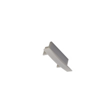 Nora NATL-CEC1 - AL CHANNEL END CAP WITH WING, NO HOLE, 6/PK