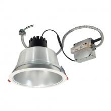 Nora NCR3-81L235FP01DMPW - 8" Sapphire III Retrofit, Diffused Clear Reflector/Matte Powder White Flange, 120V; Phase