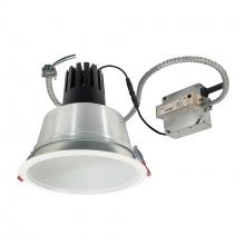 Nora NCR3-81L627FP01MPW - 8" Sapphire III Retrofit, Matte Powder White Reflector/Matte Powder White Flange, 120V; Phase