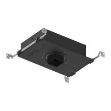 Nora NHAP-3S20L44040DT - 3" Apollo Square Non-IC Airtight New Construction Housing w/ 1.625" to 2" Ceiling