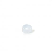 Nora NIO-1AS19MPW - 3/4" Matte Powder White Opaque Snoot for 1" Iolite Trims
