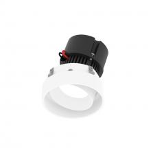 Nora NPRLV-4RTLA35XMPW - 4" Pearl 12V LED Round Trimless Adjustable Retrofit, 1250lm / 10W, 3500K