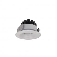 Nora NRM3-42L430FWW - 4" Marquise III Round Baffle, 2500lm, 3000K, Flood Optic, White Baffle/White Flange