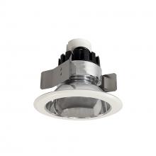Nora NRMC3-51L135FCW - 5" Marquise III Retrofit, Clear Reflector/White Flange, 120-277V; 0-10V Dimming, 1300lm / 12W,