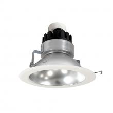 Nora NRMC3-61L130NDW - 6" Marquise III Retrofit, Diffused Clear Reflector/White Flange, 120-277V; 0-10V Dimming, 1300lm