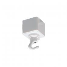 Nora NT-308W - Utility Hook for Track, White Finish
