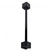 Nora NT-324B - 36" Track Head Extension Rod, Black Finish