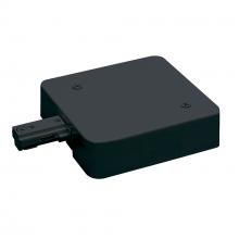 Nora NT-348B/5A - Live End Feed w/ Current Limiter, 5 Amps, One-Circuit Track, Black Finish