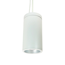 Nora NYLD2-6P10135HZWW4 - 6" Cobalt Pendant Mount Cylinder, White, 1000L, 3500K, Haze/White Reflector, 120V