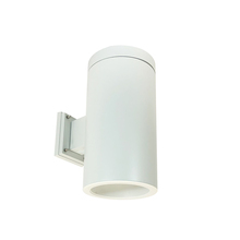 Nora NYLS3-6W1L535NC12WWW - 6" Sapphire III Wall Mount White Cylinder, Matte Powder White Reflector/Matte Powder White