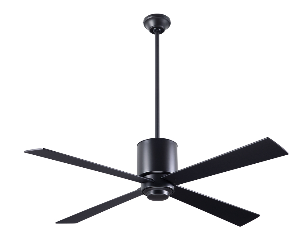 Lapa Fan; Dark Bronze Finish; 50" Nickel Blades; No Light; Fan Speed and Light Control (3-wire)
