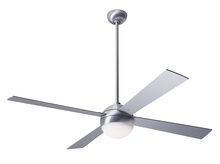 Modern Fan Co. BAL-BA-52-AL-652-002 - Ball Fan; Brushed Aluminum Finish; 52" Aluminum Blades; 20W LED; Fan Speed and Light Control