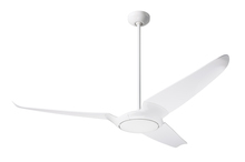 Modern Fan Co. IC3-GW-56-DK-NL-RC - IC/Air (3 Blade ) Fan; Gloss White Finish; 56" Dark Blades; No Light; Remote Control