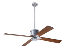 Modern Fan Co. IND-GV-50-MG-NL-RC - Industry DC Fan; Galvanized Finish; 50" Mahogany Blades; No Light; Remote Control