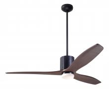 Modern Fan Co. LLX-DBBK-54-MG-271-RC - LeatherLuxe DC Fan; Dark Bronze Finish wt Black Leather; 54" Mahogany Blades; 17W LED