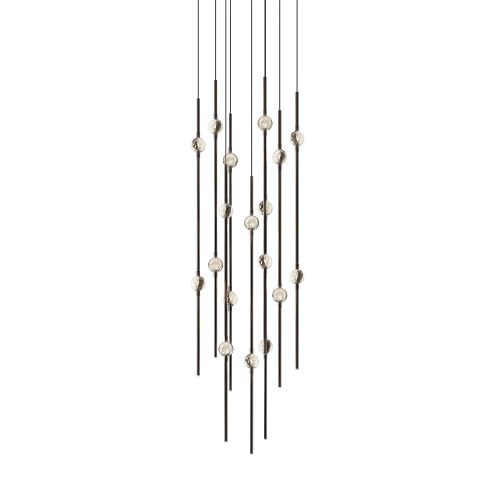 Aries 12" Round LED Pendant w/20' Cords