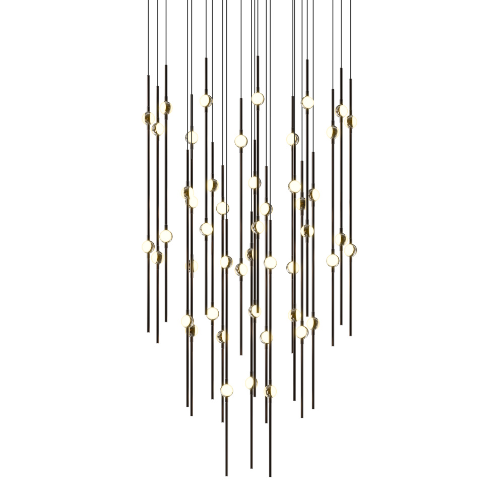 Aries 25" Round LED Pendant (2200K) w/20' Cords