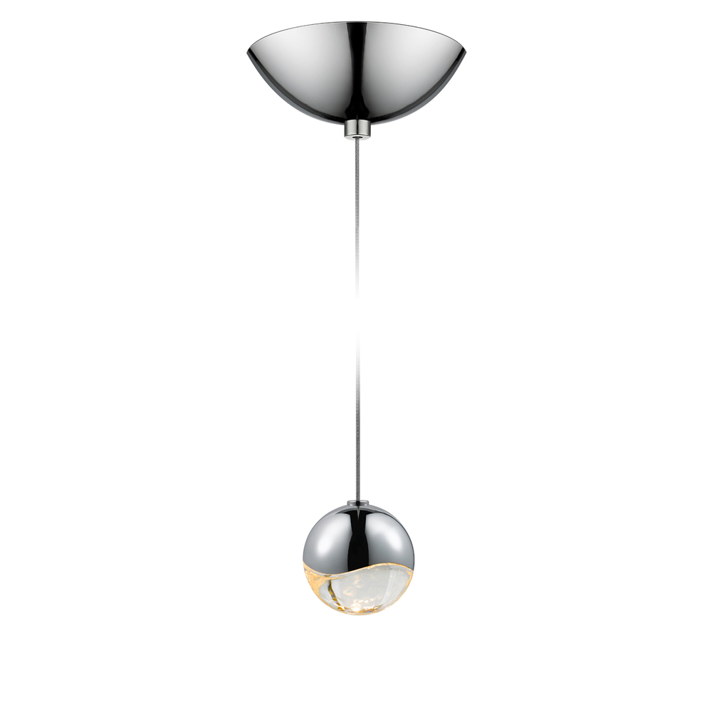 Small LED Pendant w/Dome Canopy
