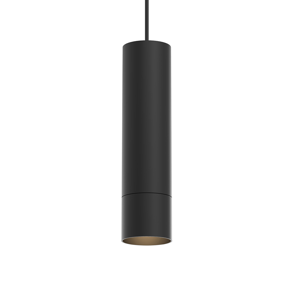 3" Small LED Pendant w/Snoot Trim and 25° Narrow Flood Lens