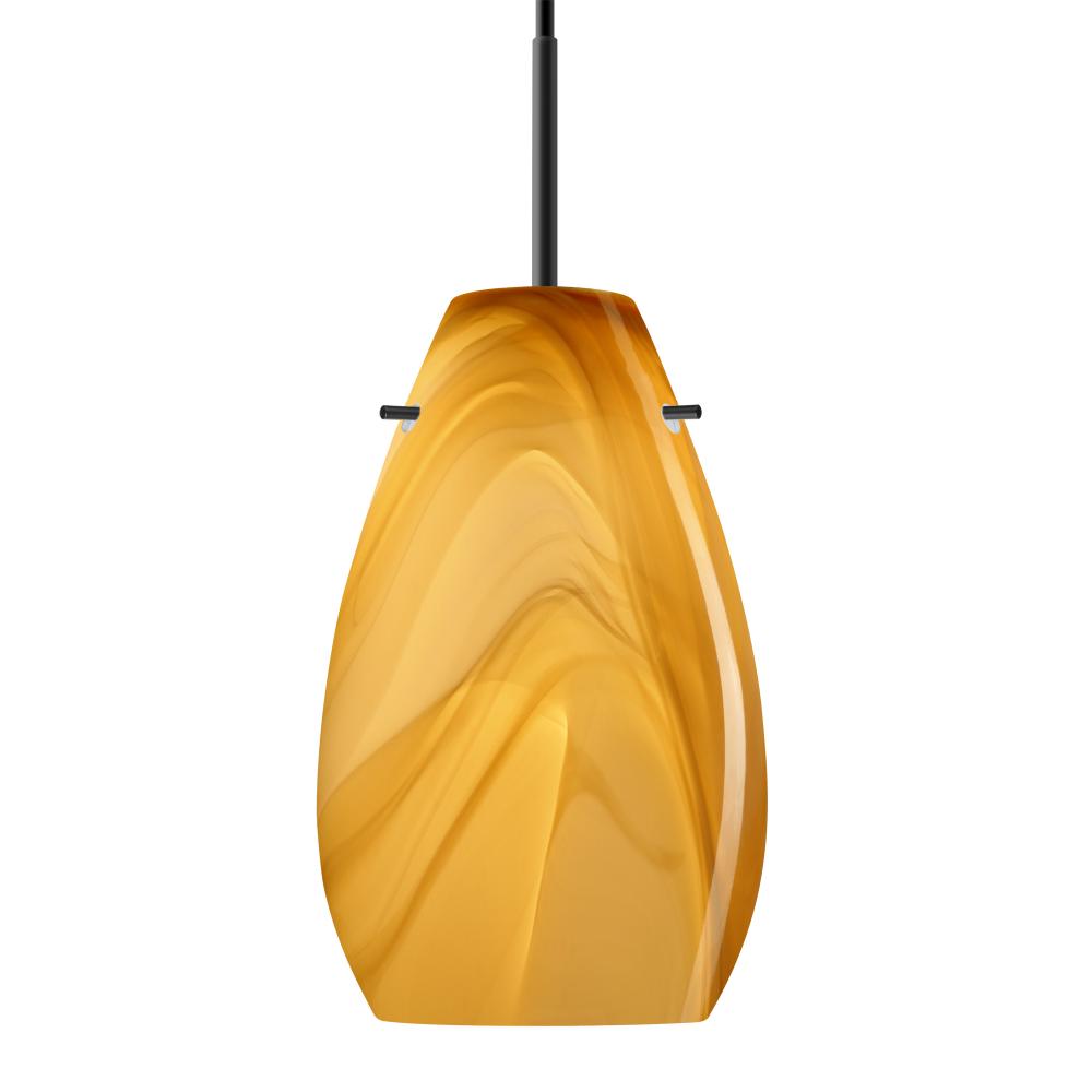 Besa Pera 9 Pendant Black Honey 1x100W Medium Base