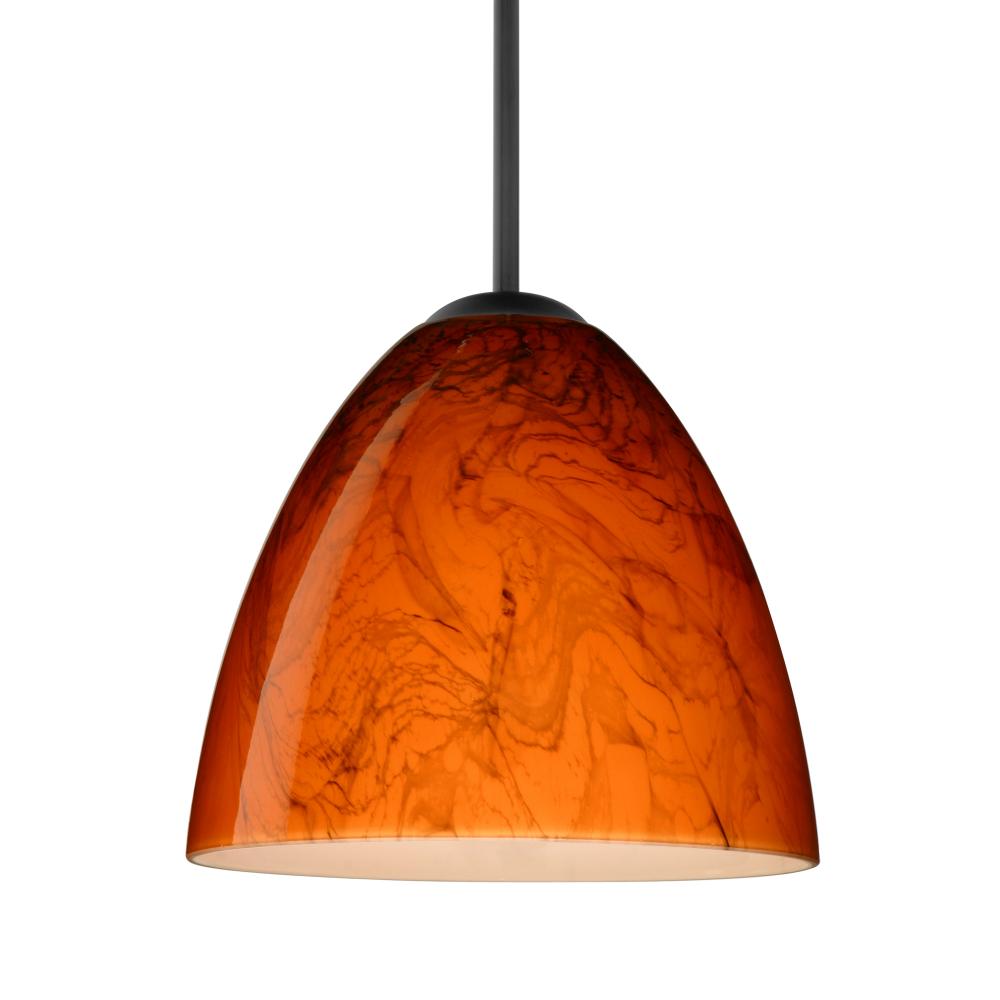 Besa Vila Pendant Black Habanero 1x60W Medium Base
