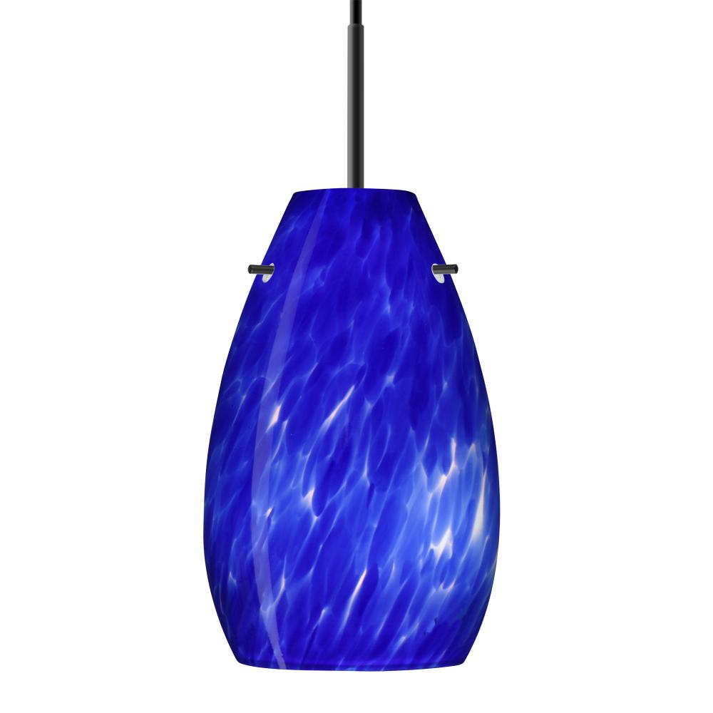 Besa Pera 9 Pendant Black Blue Cloud 1x100W Medium Base