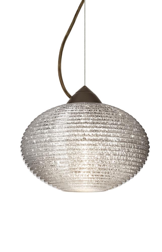 Besa Pape 10 Pendant 1Kx Glitter Bronze 1x100W Medium Base