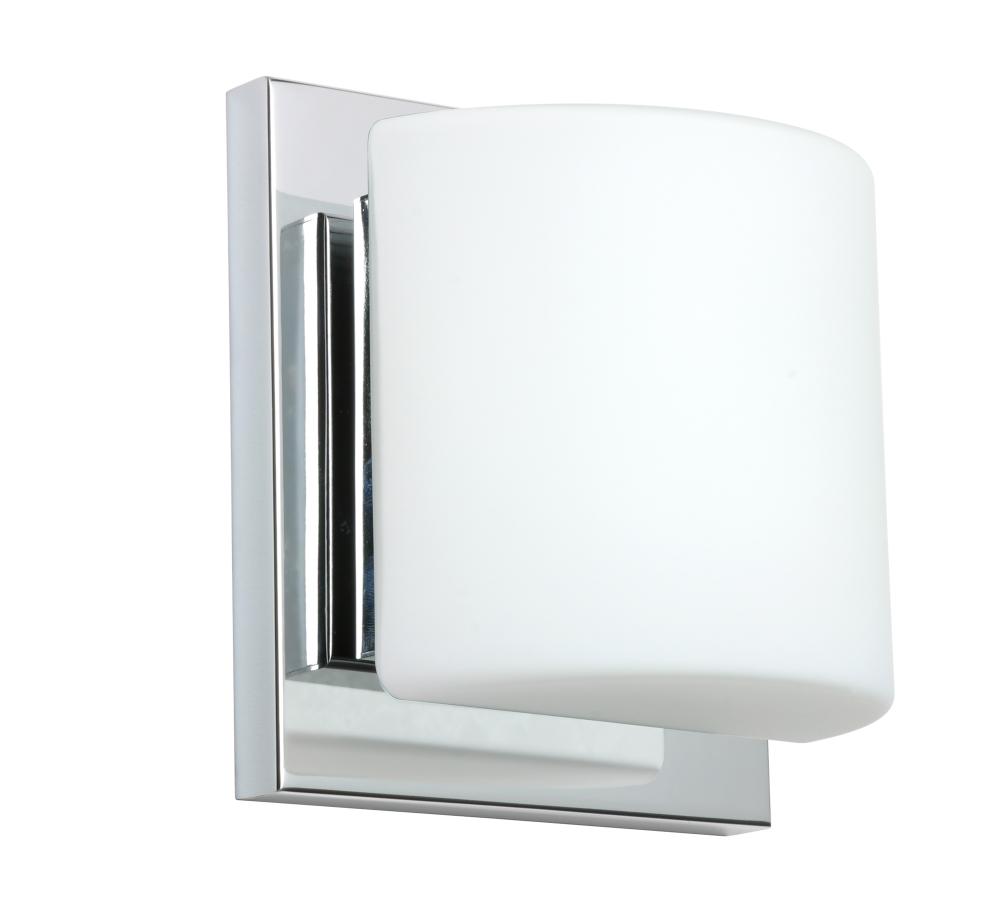 Besa Wall Paolo Chrome Opal Matte 1x5W LED