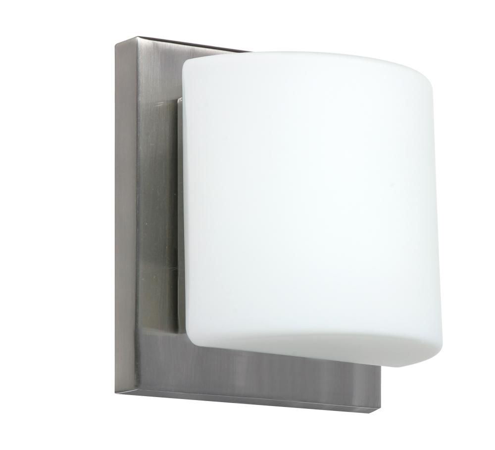Besa Wall Paolo Satin Nickel Opal Matte 1x5W LED