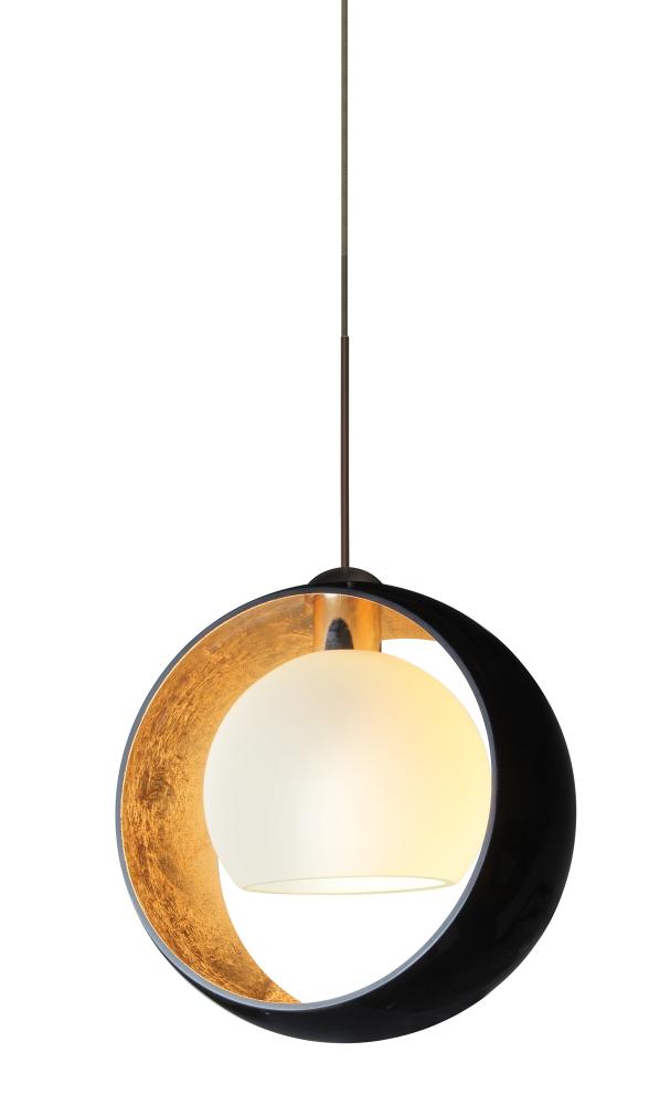 Besa Pendant Pogo Bronze Black/Inner Gold 1xMAX GY6.35 Base