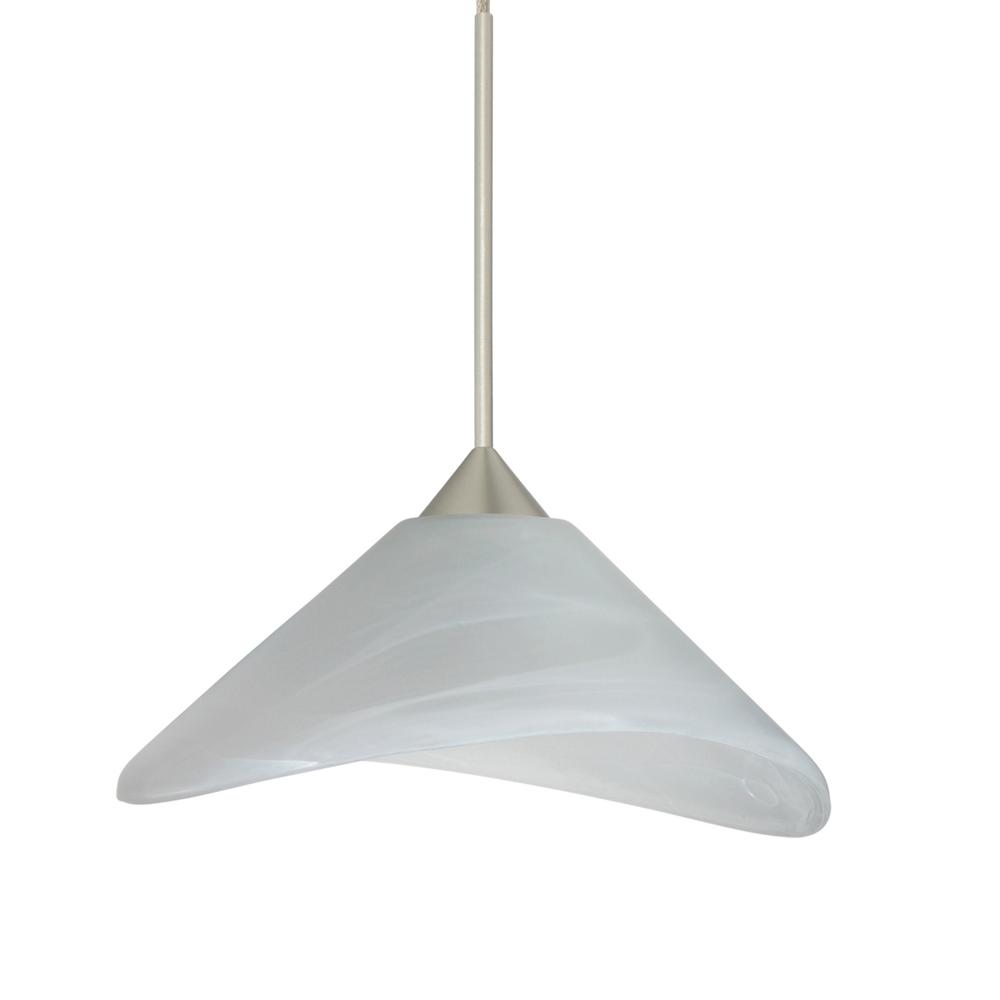 Besa Pendant Hoppi Satin Nickel Marble 1x50W MAX GY6.35 Base