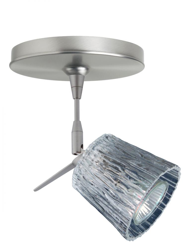 Besa Spotlight Nico 3 Satin Nickel Clear Stone 1x50W Halogen Mr16