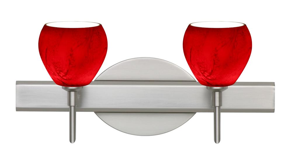 Besa Wall Tay Tay Satin Nickel Magma 2x5W LED