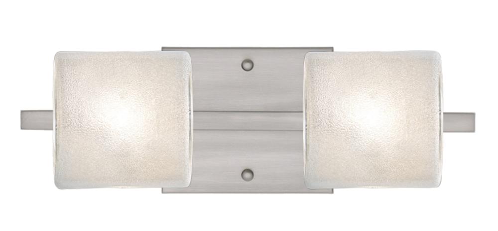 Besa Wall Paolo Satin Nickel Glitter 2x5W LED