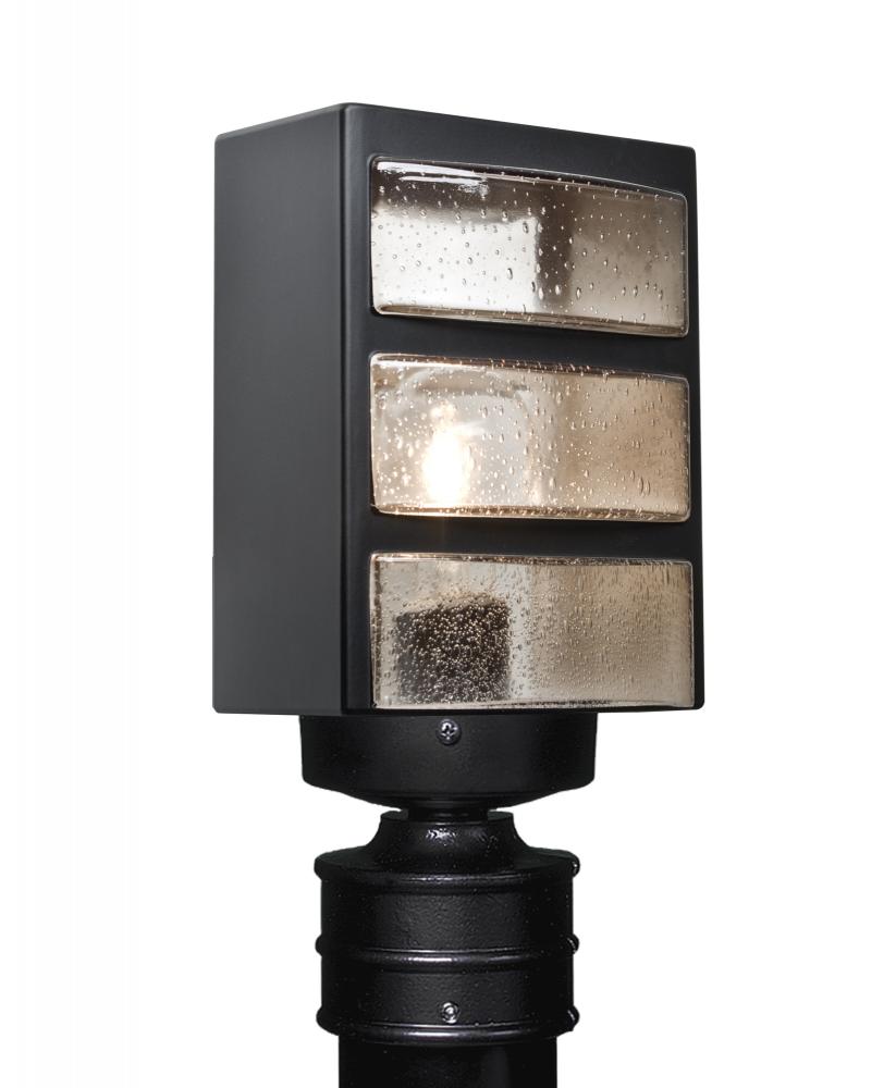 Costaluz, 3513 Series Wall Sconce, Black/Smoke Bubble, Finish, 1x75W Medium Base